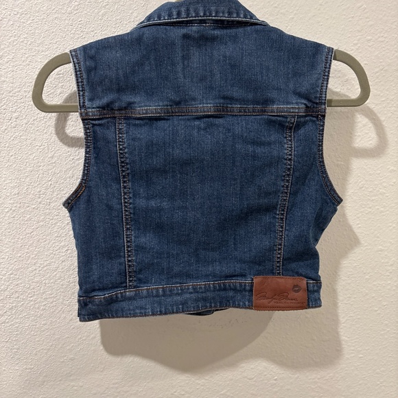 Girls marylyn Monroe denim jacket vest. Size medium excellent condition - Picture 5 of 7